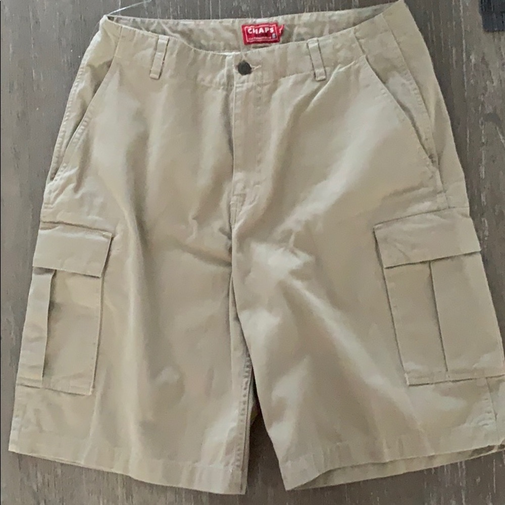 Chaps men’s  cotton shorts flat front NWOT